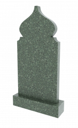Памятник из зеленого гранита Хибинит 1193