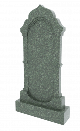 Памятник из зеленого гранита Хибинит 1175