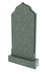 Памятник из зеленого гранита Хибинит 1197